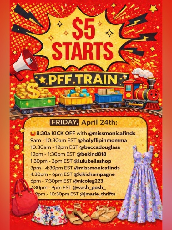Other - 💃🏻🚂4/24 - PFF Train🚂💃🏻